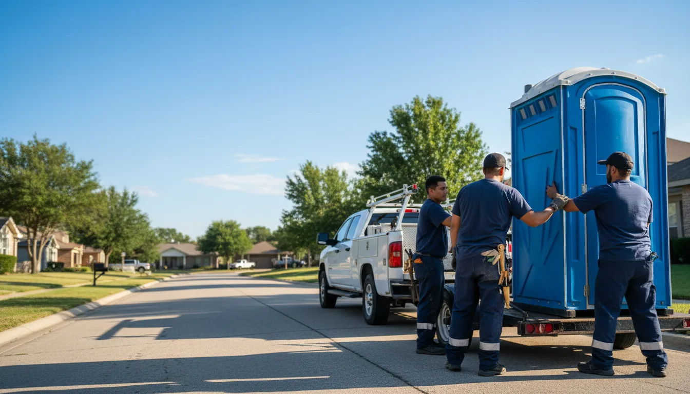Portable Toilet Rental in Thompsons, TX near me